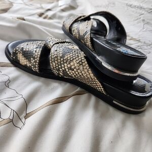 DKNY snakeskin sandal